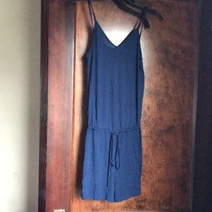 Navy blue lounge romper